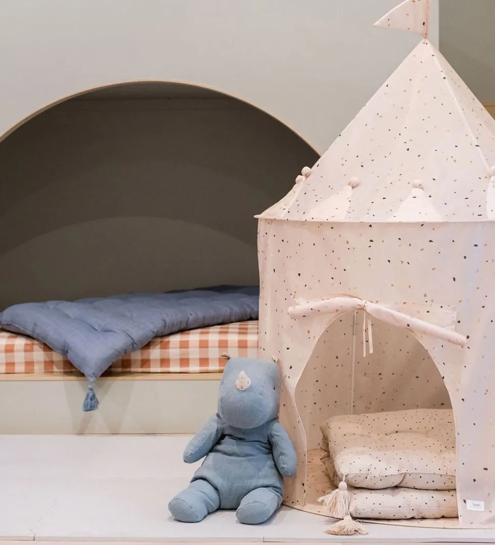 3 Sprouts Legetelt - 100 x 135 cm - Terrazzo/Mandel