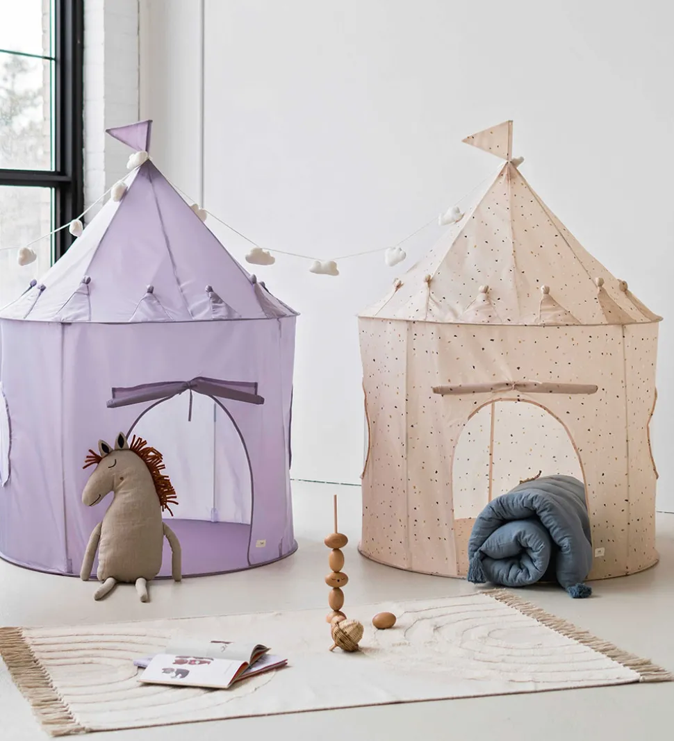 3 Sprouts Legetelt - 100 x 135 cm - Terrazzo/Mandel