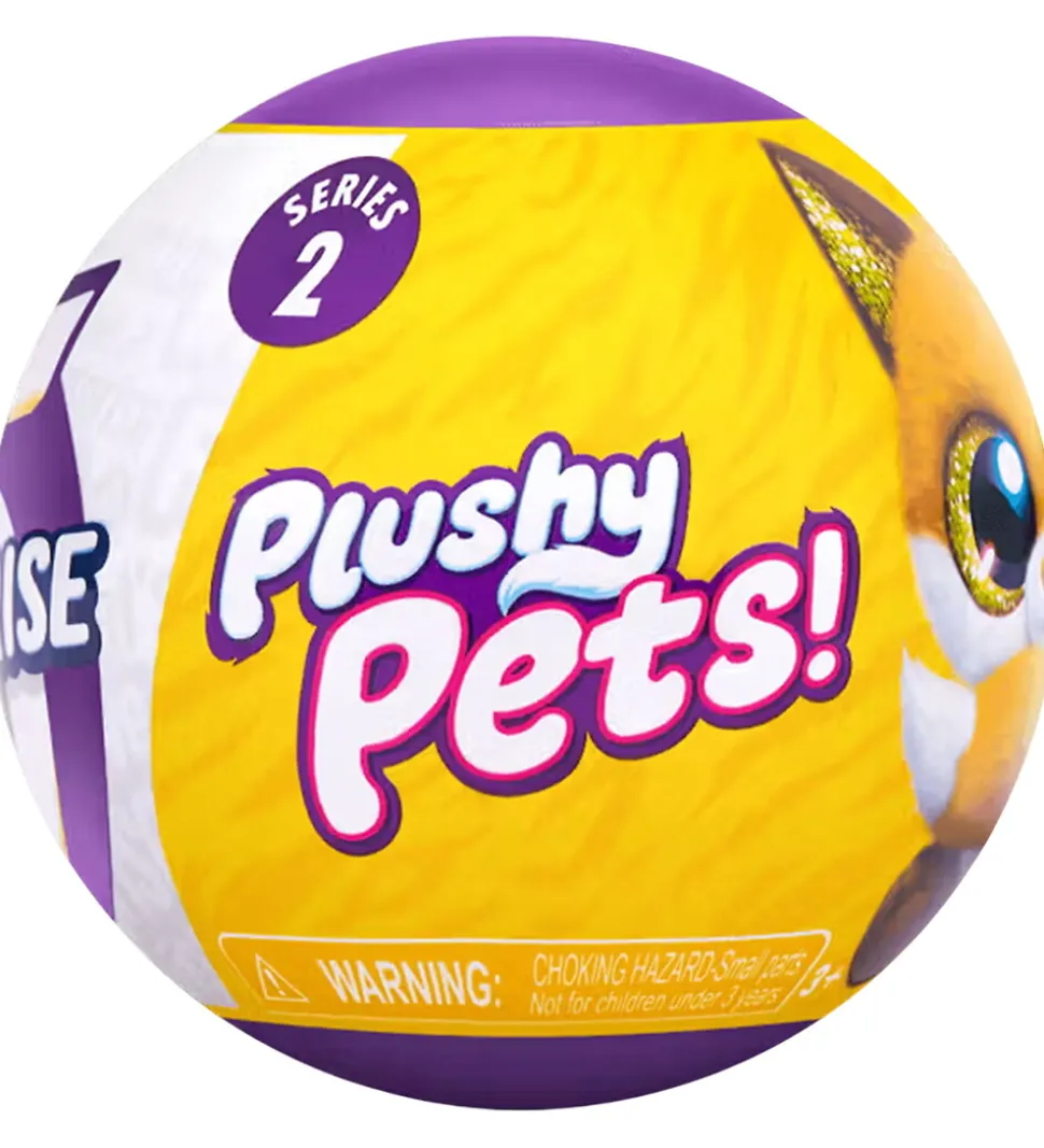 5 Surprise Kugle m. Overraskelse - Serie 2 - Plushy Pets