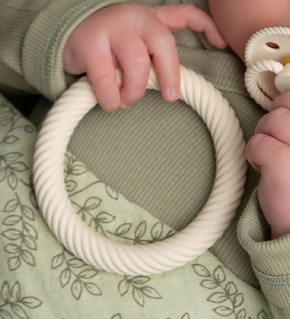 A Little Lovely Company Bideringe - 2-pak - Classic - Sage/Cream