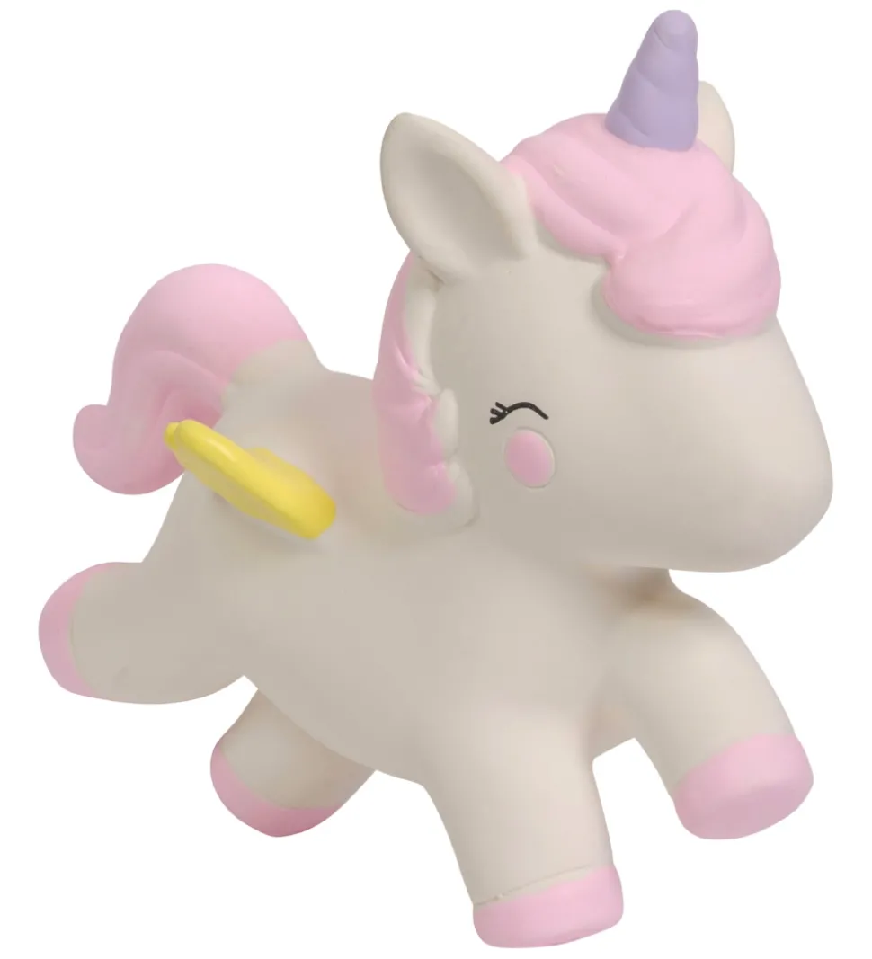 A Little Lovely Company Bidedyr - Enhjørning - Hvid