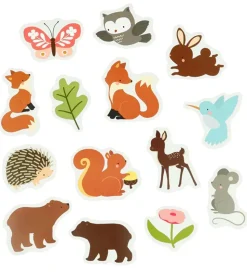 A Little Lovely Company Badelegetøj - 14 stk. - Forest Friends