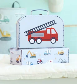 A Little Lovely Company Kuffertsæt - 2 stk. - 29x20/25,5x18 cm -