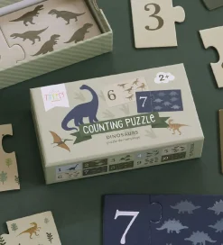 A Little Lovely Company Tællepuslespil 1-10 - Dinosaur