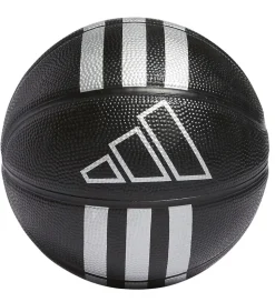 adidas Performance Basketbold - Str. 3 - Mini - Sort/Sølv