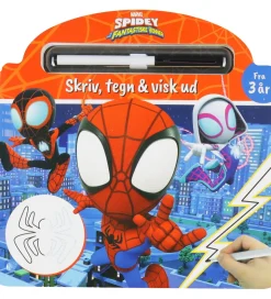 Alvilda Aktivitetsbog - Marvel Spidey - Skriv, Tegn & Visk Ud