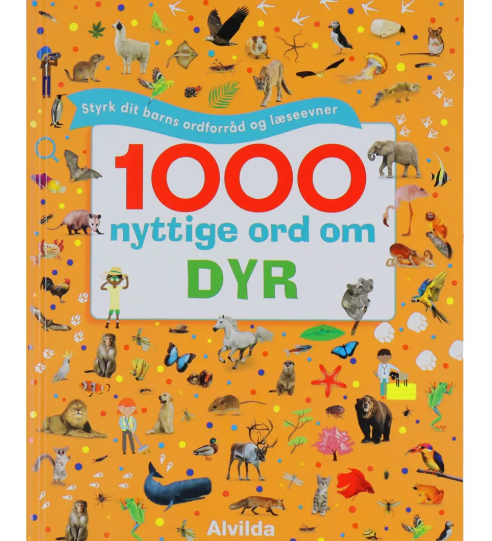 Alvilda Bog - 1000 nyttige ord om dyr