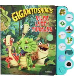 Alvilda Bog m. Lyd - Gigantosaurus - Vilde lyde i junglen