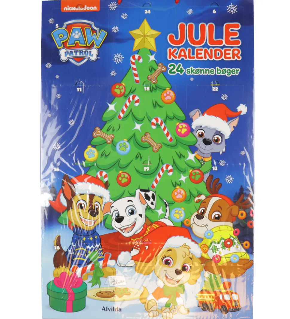 Alvilda Julekalender - Paw Patrol - 24 Bøger