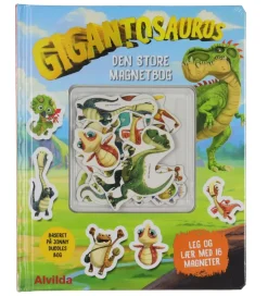 Alvilda Magnetbog - Gigantosaurus - Den Store Magnetbog - Dansk