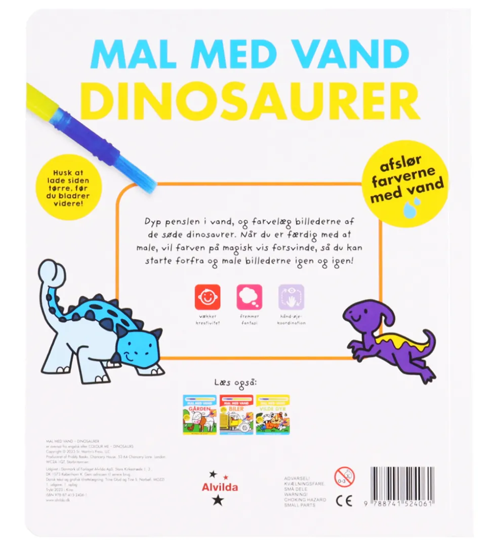 Alvilda Malebog - Mal Med Vand - Dinosaurer