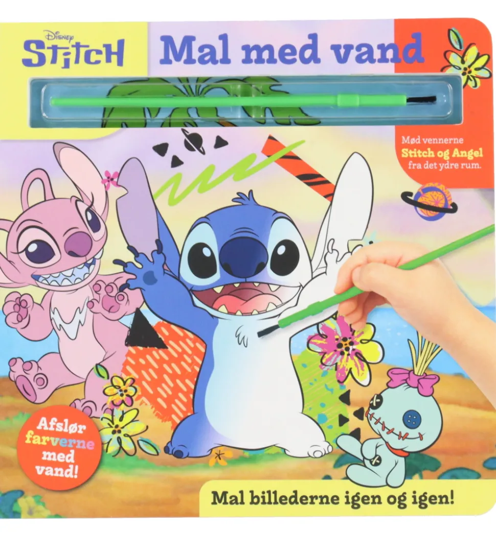 Alvilda Malebog - Mal Med Vand - Disney Stitch - DA