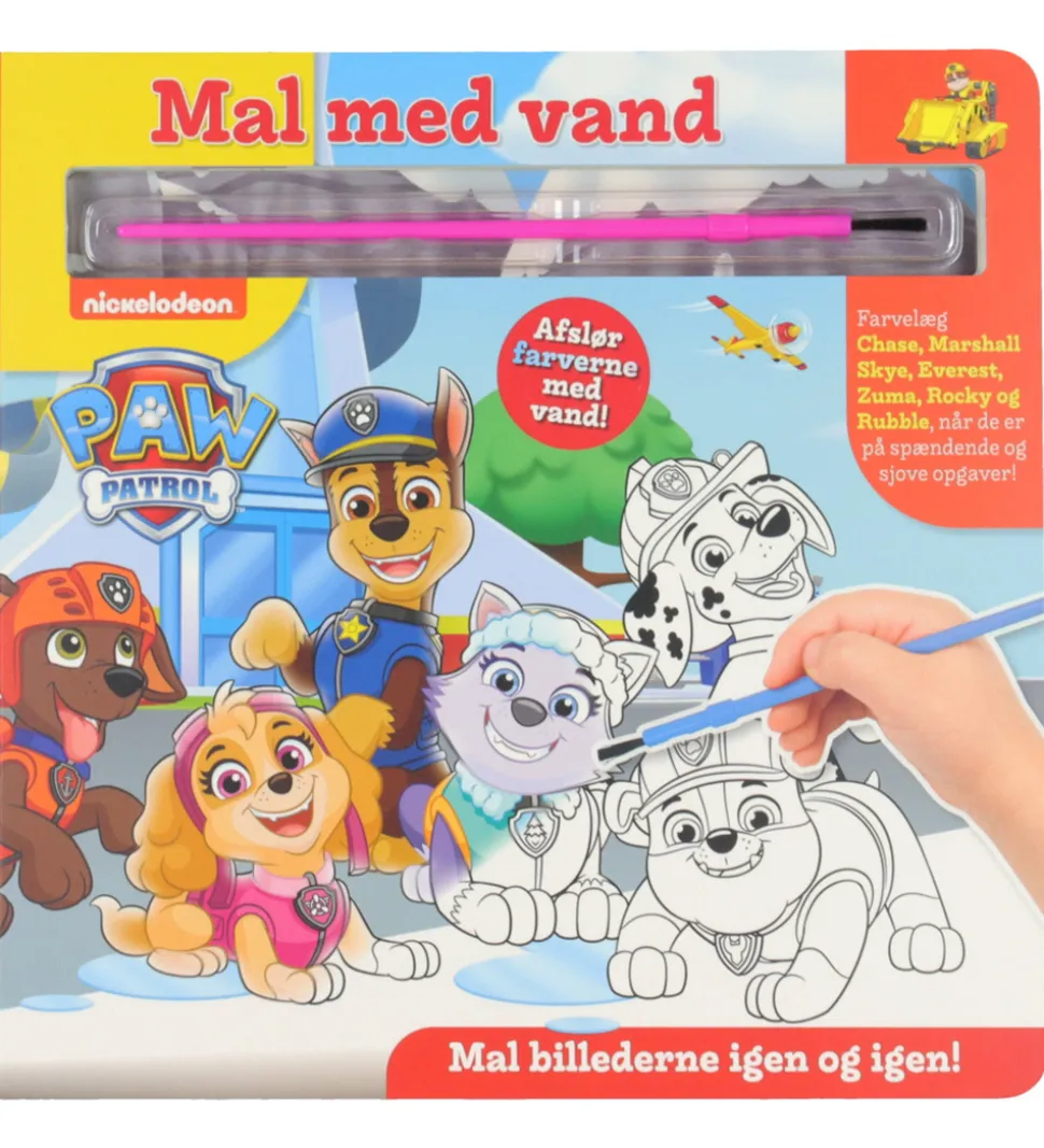 Alvilda Malebog - Mal Med Vand - Paw Patrol