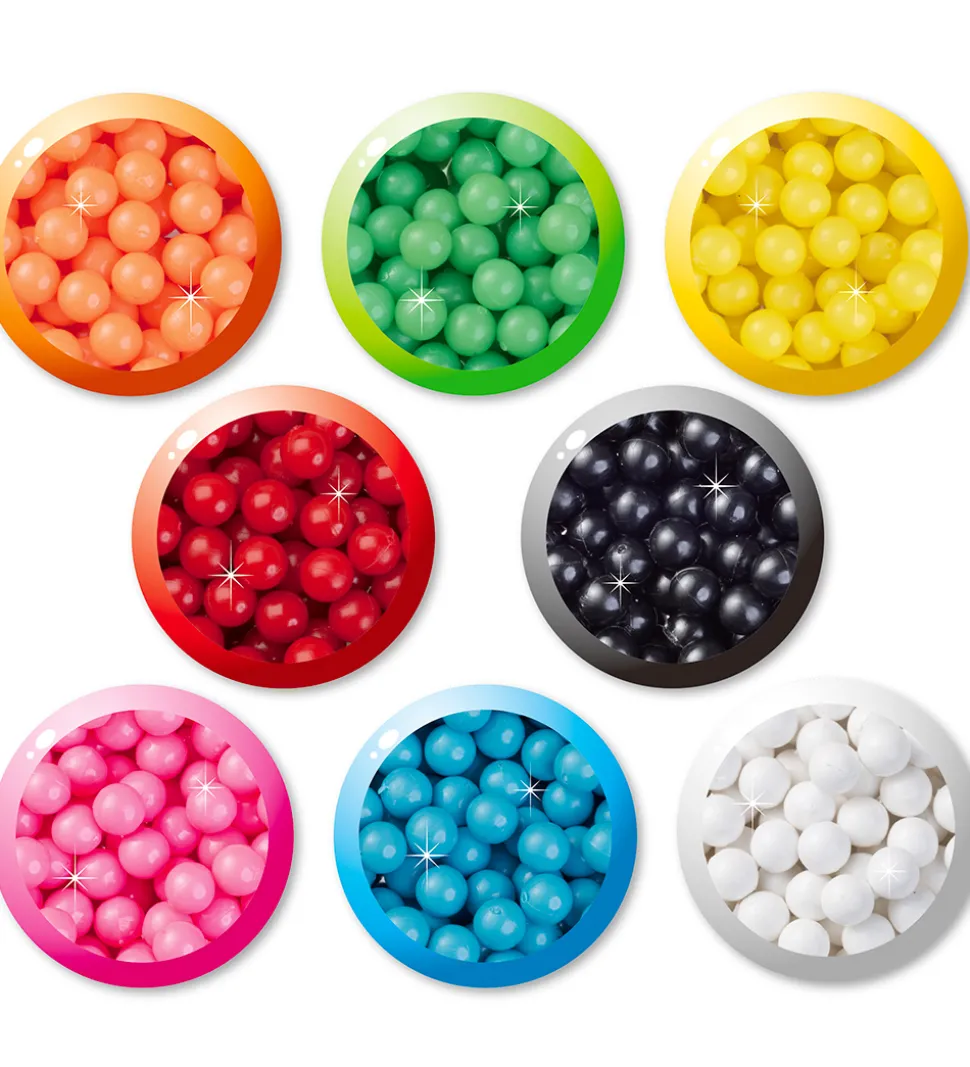Aquabeads Perler - 800+ stk. - Solid Bead Pack - Multifarvet
