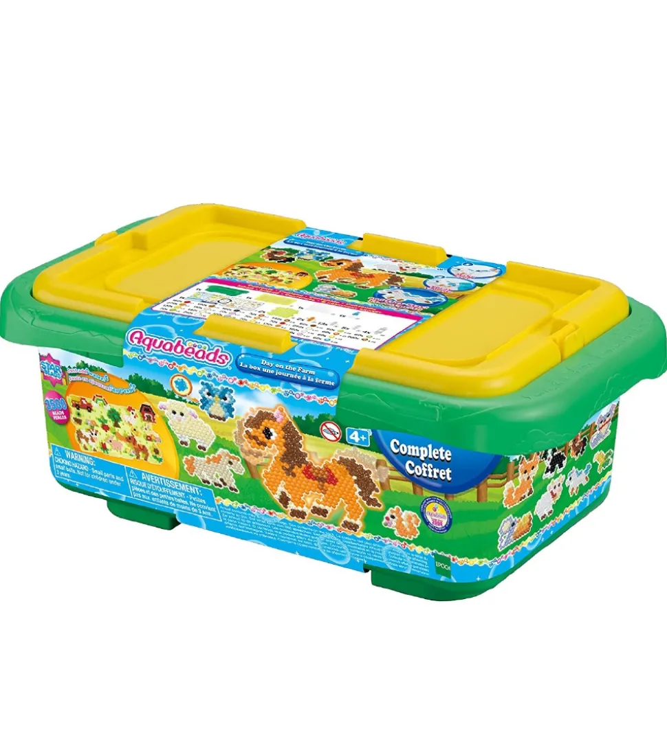 Aquabeads Perlesæt - 3500+ dele - Box Of Fun - Bondegård