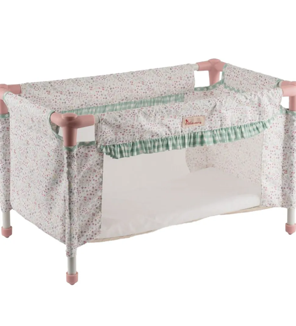 Asi Dukketilbehør - Rejseseng - 36-46 cm - Grøn