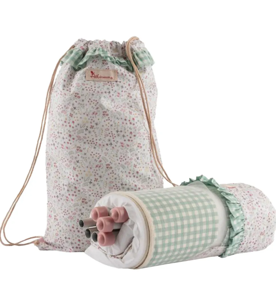 Asi Dukketilbehør - Rejseseng - 36-46 cm - Grøn