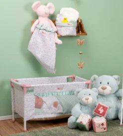 Asi Dukketilbehør - Rejseseng - 36-46 cm - Grøn