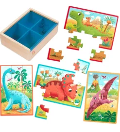 B. toys Puslespil - 4x12 - Dino