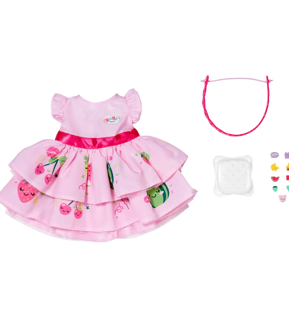 BABY Born Dukketøj - Kjole m. Applikationer - 43 cm