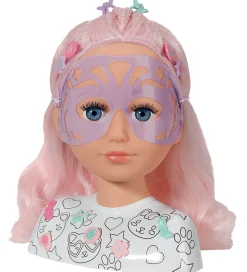 Baby Born Sminkehoved m. Tilbehør - Sister Styling Artist