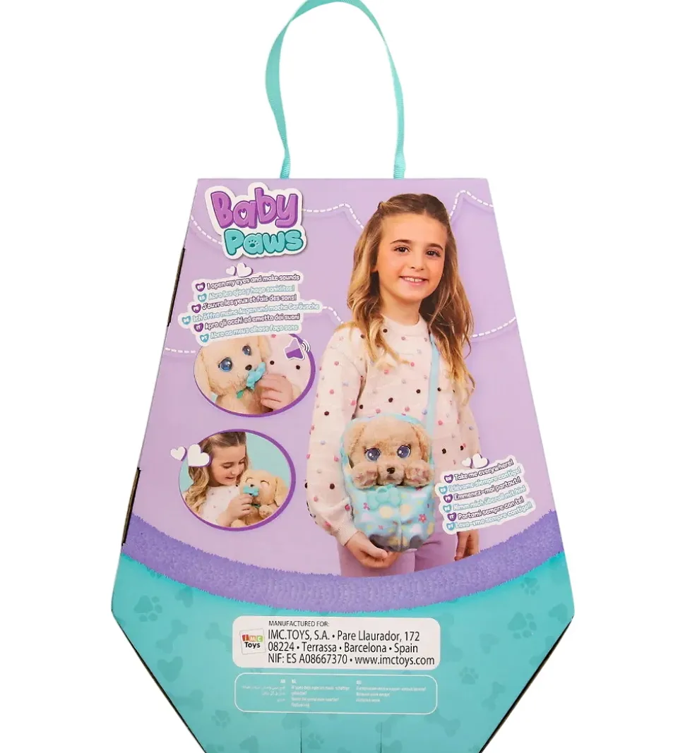 Baby Paws Interaktiv Bamse - Labrador - 22,5 cm