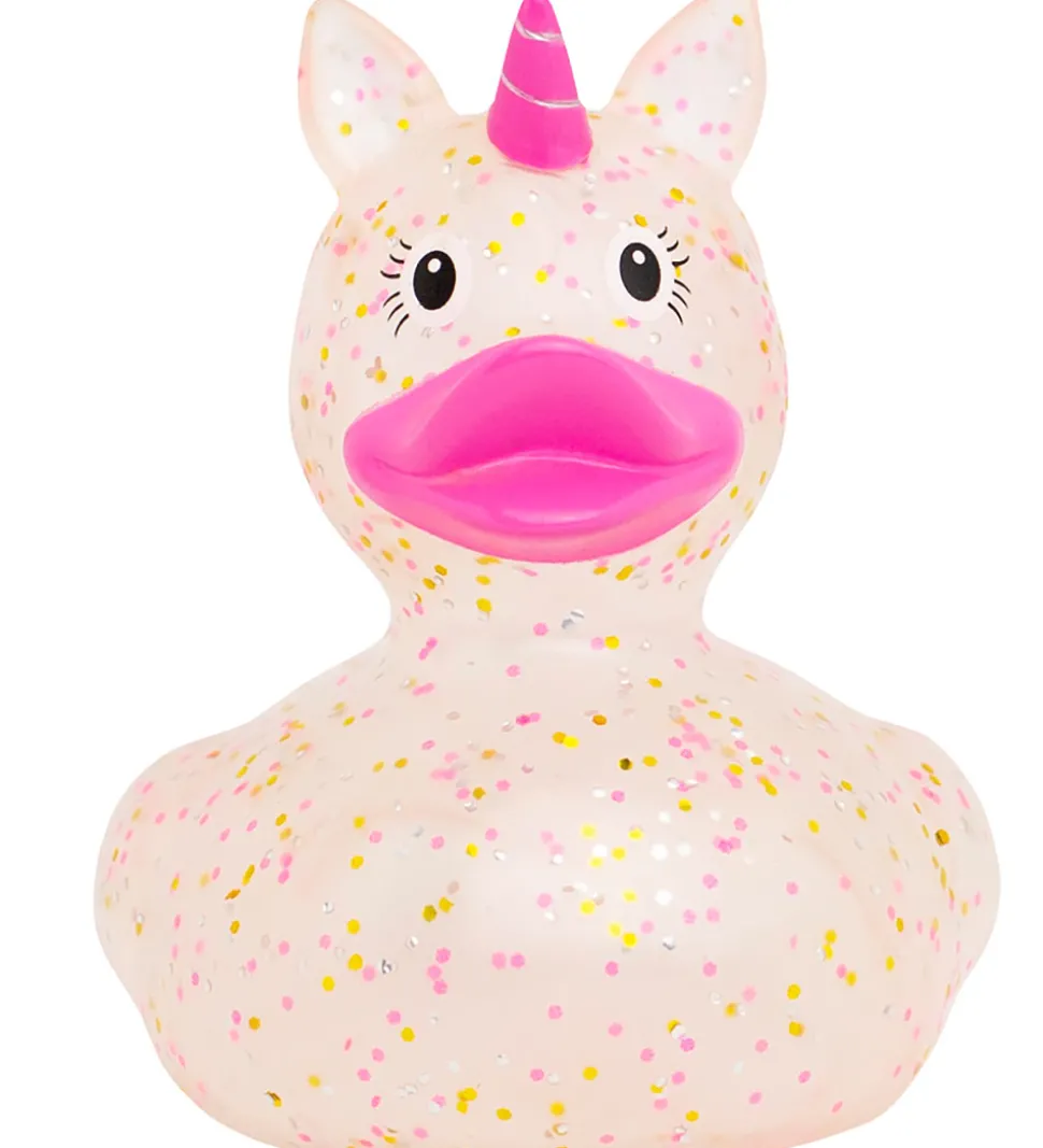 Badeand - Glitter Enhjørning