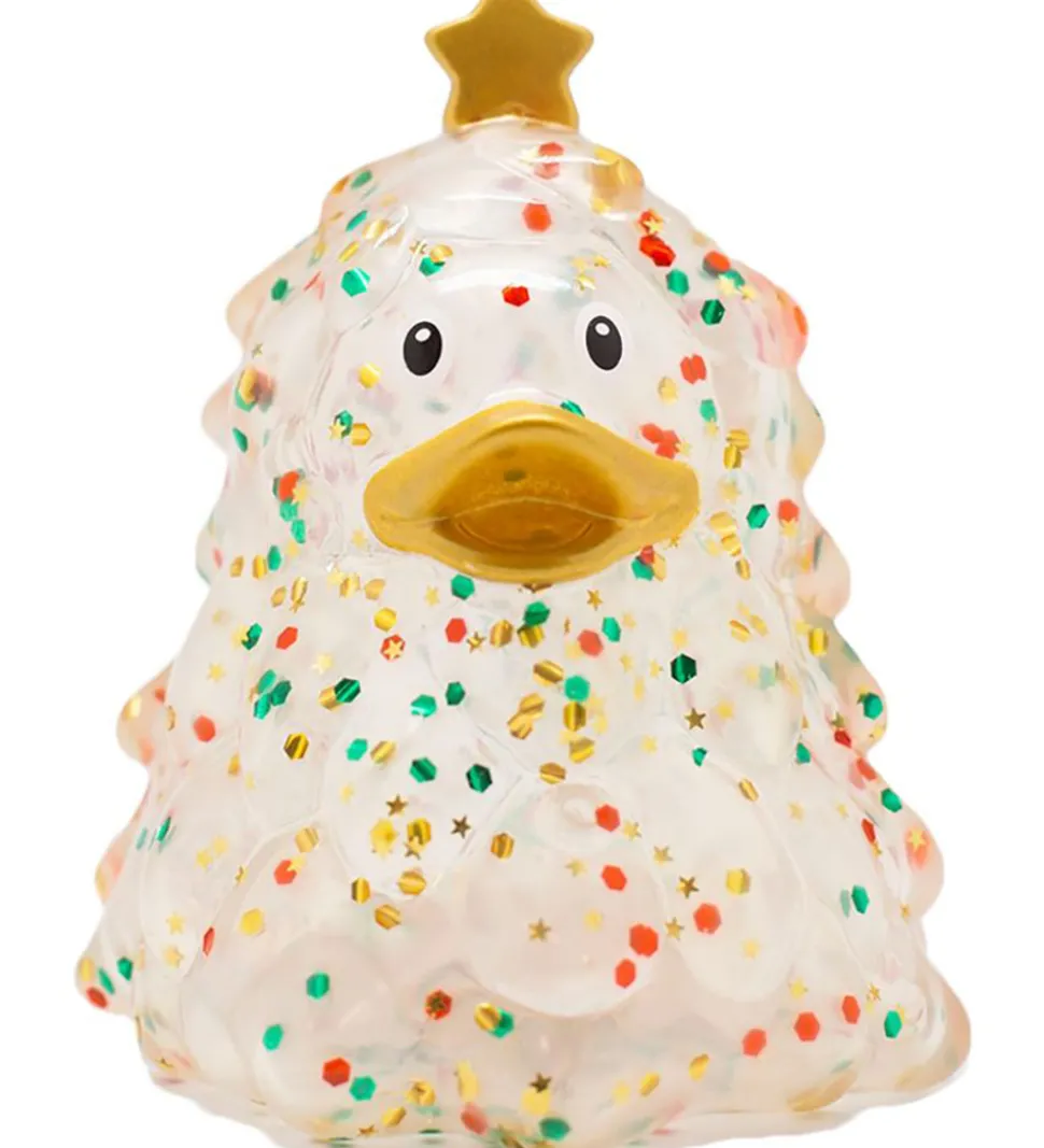 Badeand - Juletræ - Glitter