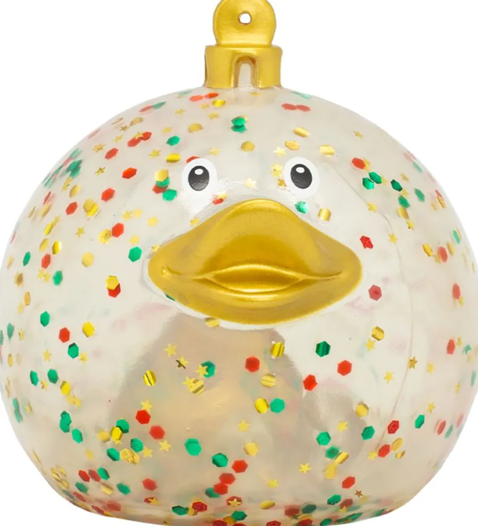 Badeand - Juletræskugle - Glitter