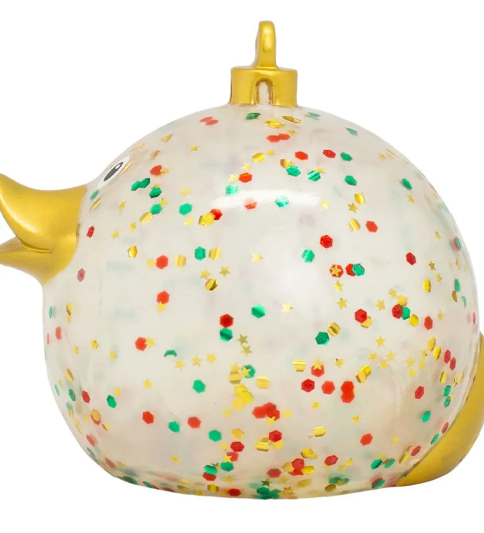 Badeand - Juletræskugle - Glitter