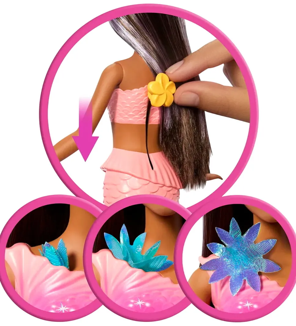 Barbie Dukke - 30 cm - Blooming Magic Black Mermaid