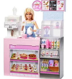 Barbie Legesæt - Kaffebutik m. Tilbehør