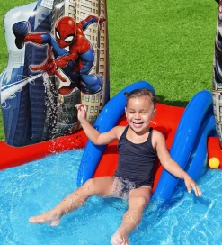 Bestway Legebassin m. Tilbehør - 211 x 206 cm - Spider-Man