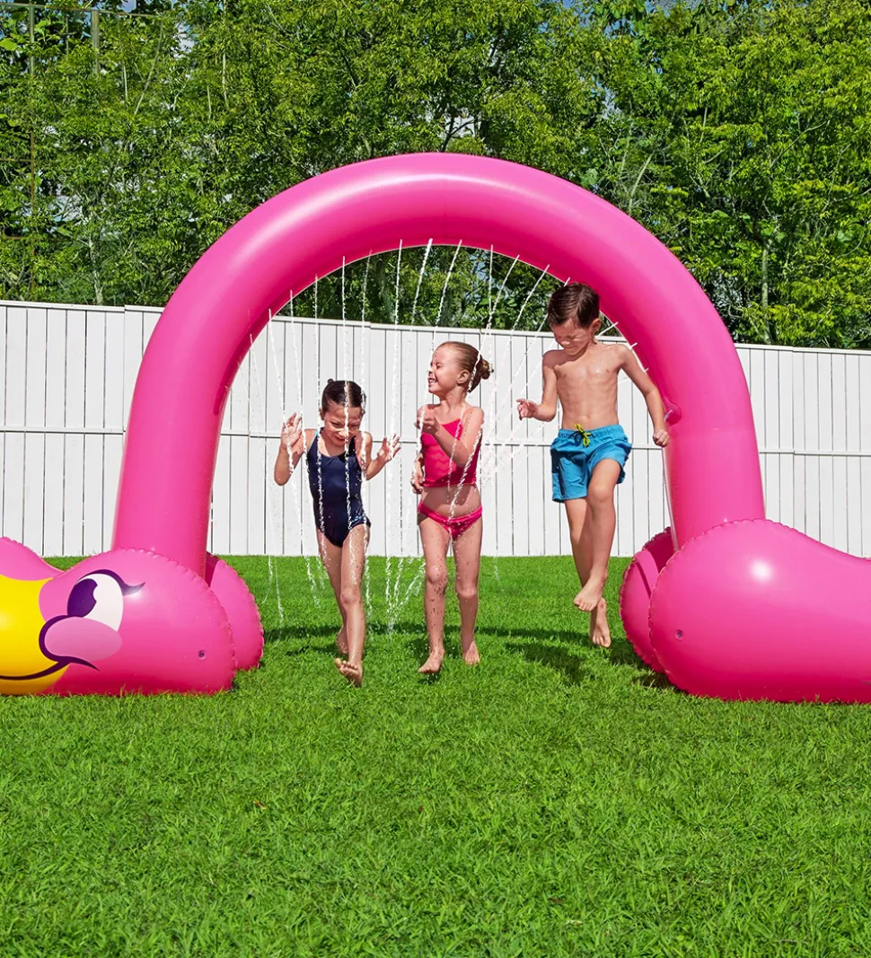 Bestway Oppustelig Sprinkler - 340x110x193 cm - Flamingo