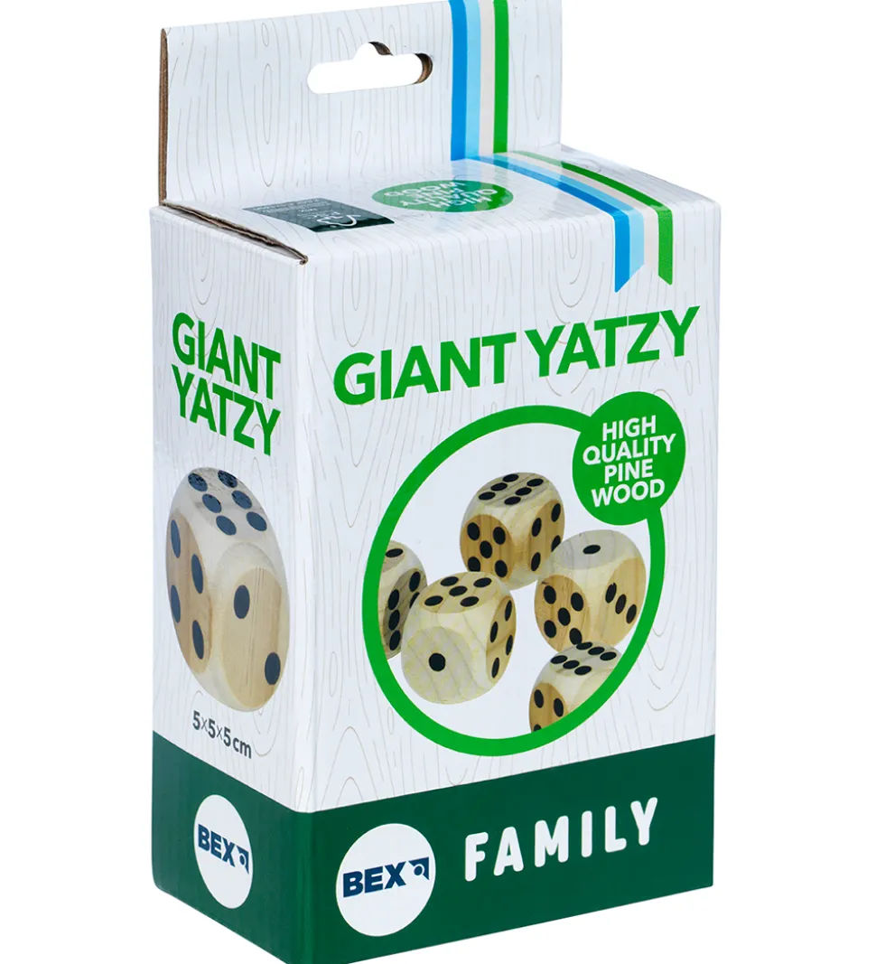 Bex Sport Havespil - Træ - Giant Yatzy Family