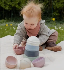 BIBS Stabletårn - 8 Dele - Pastel Rainbow