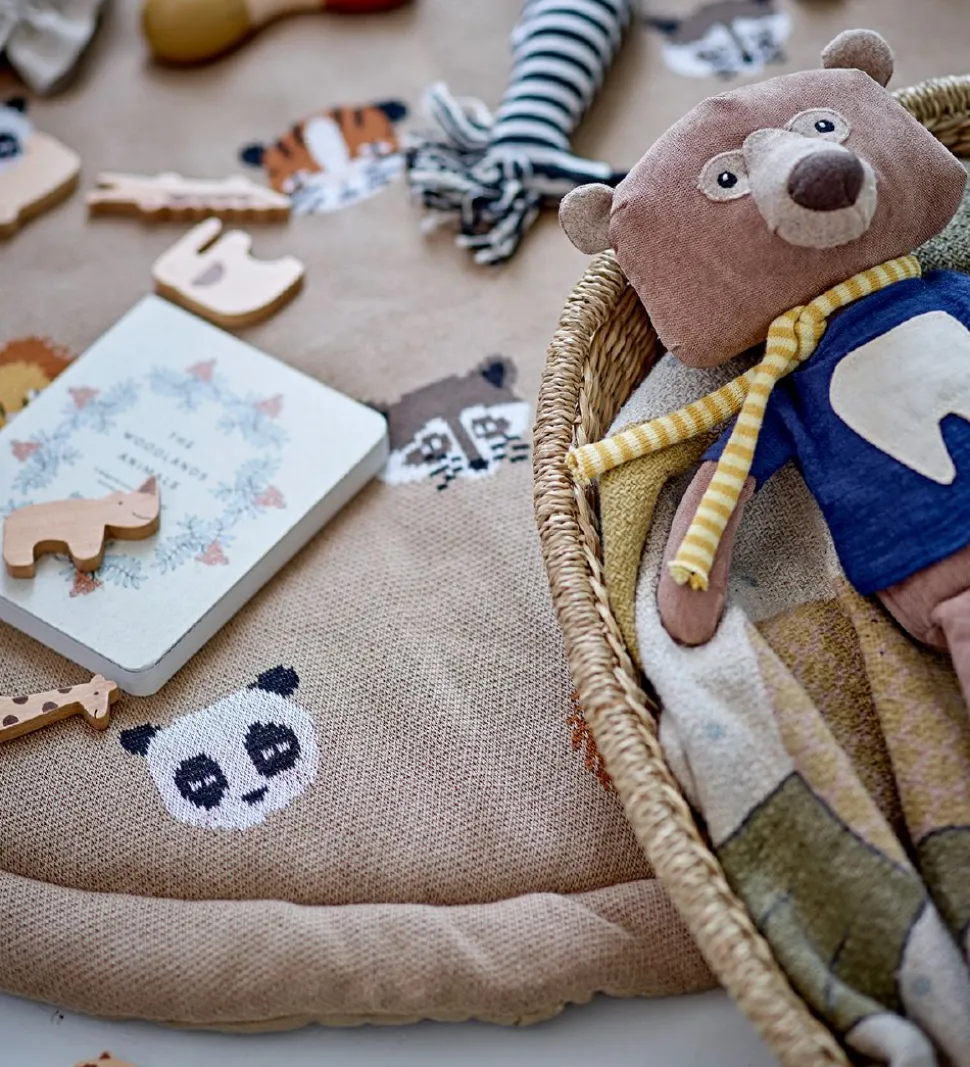 Bloomingville Legetæppe - Ø: 100 cm - Miko - Brun