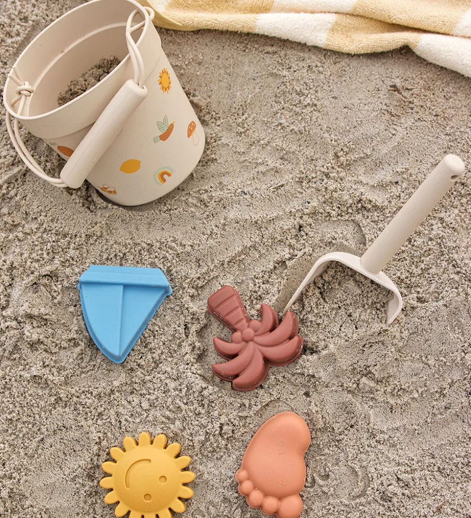 Bloomingville Mini Strandsæt - Agnes - Silikone - Natur