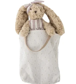 Bloomingville Stofdukke m. Shopper - 28 cm - Vilma - Brun