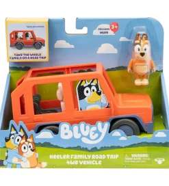 Bluey Legesæt - Familiens 4WD Feriebil m. Figur