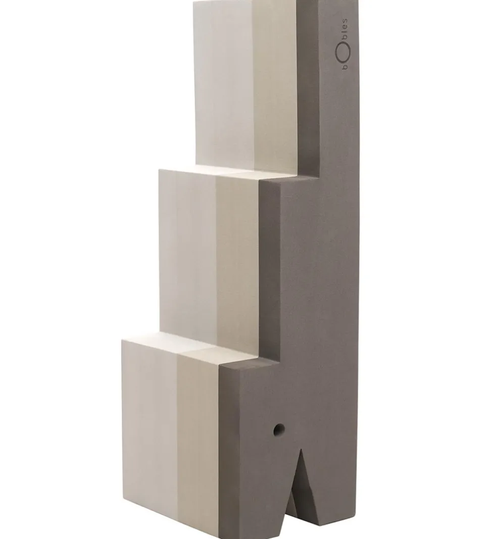 bObles Krokodille - 60x24x18 cm - Sand Grey