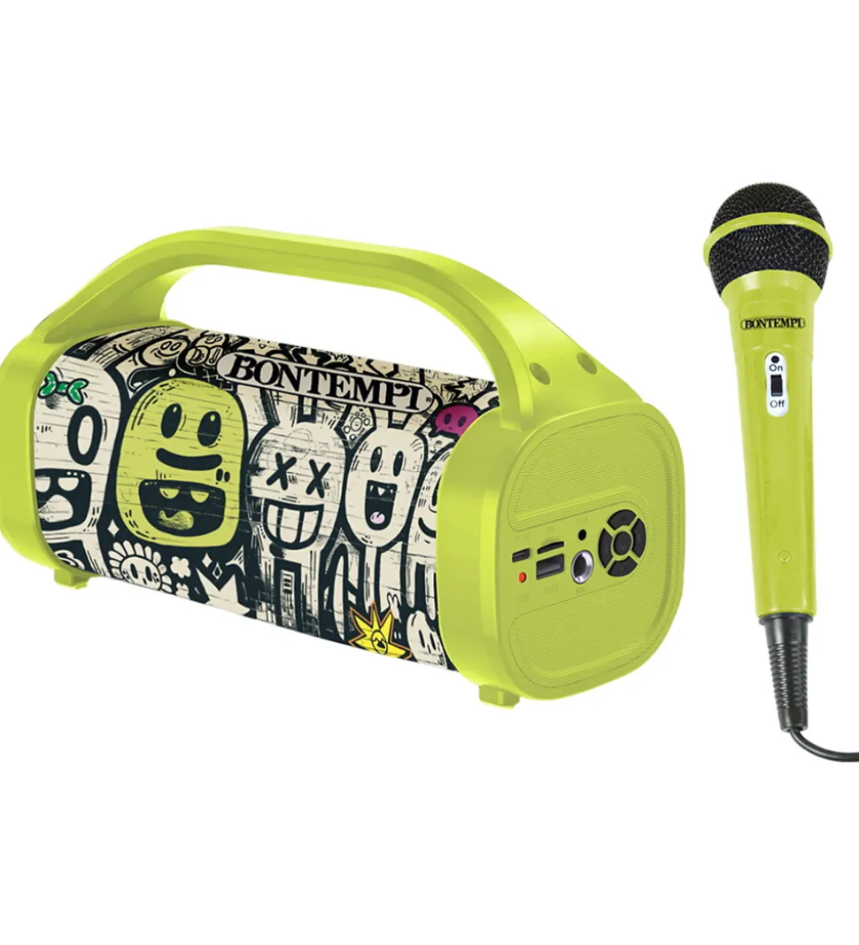 Bontempi Højtaler m. Mikrofon/Lys - Trådløs