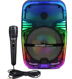 Bontempi Højtaler m. Mikrofon/Lys - Trådløs