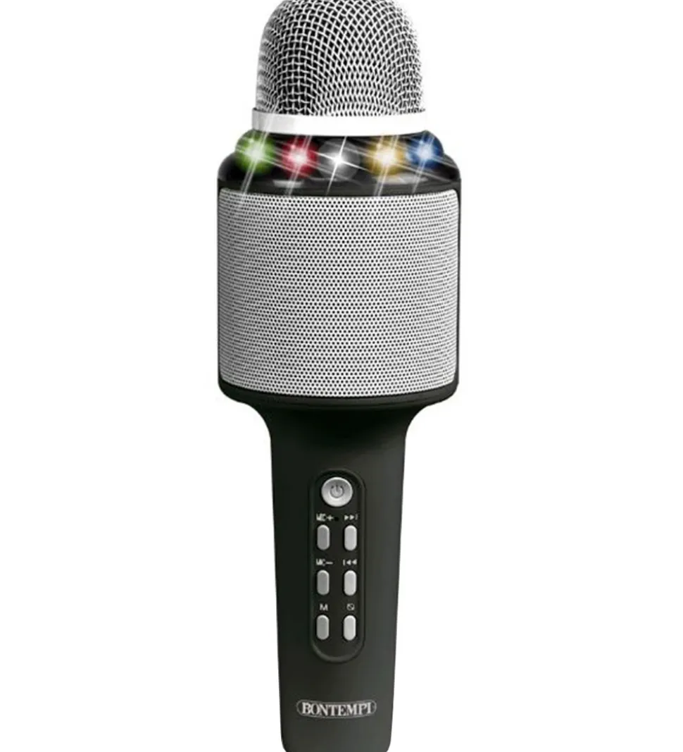 Bontempi Mikrofon m. Lys - Trådløs - Karaoke