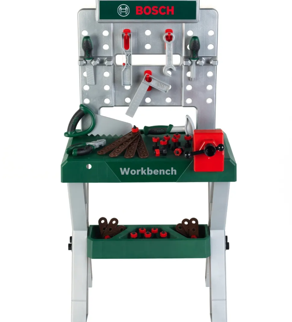Bosch Mini Arbejdsbænk - Legetøj - Mørkegrøn/Sølv