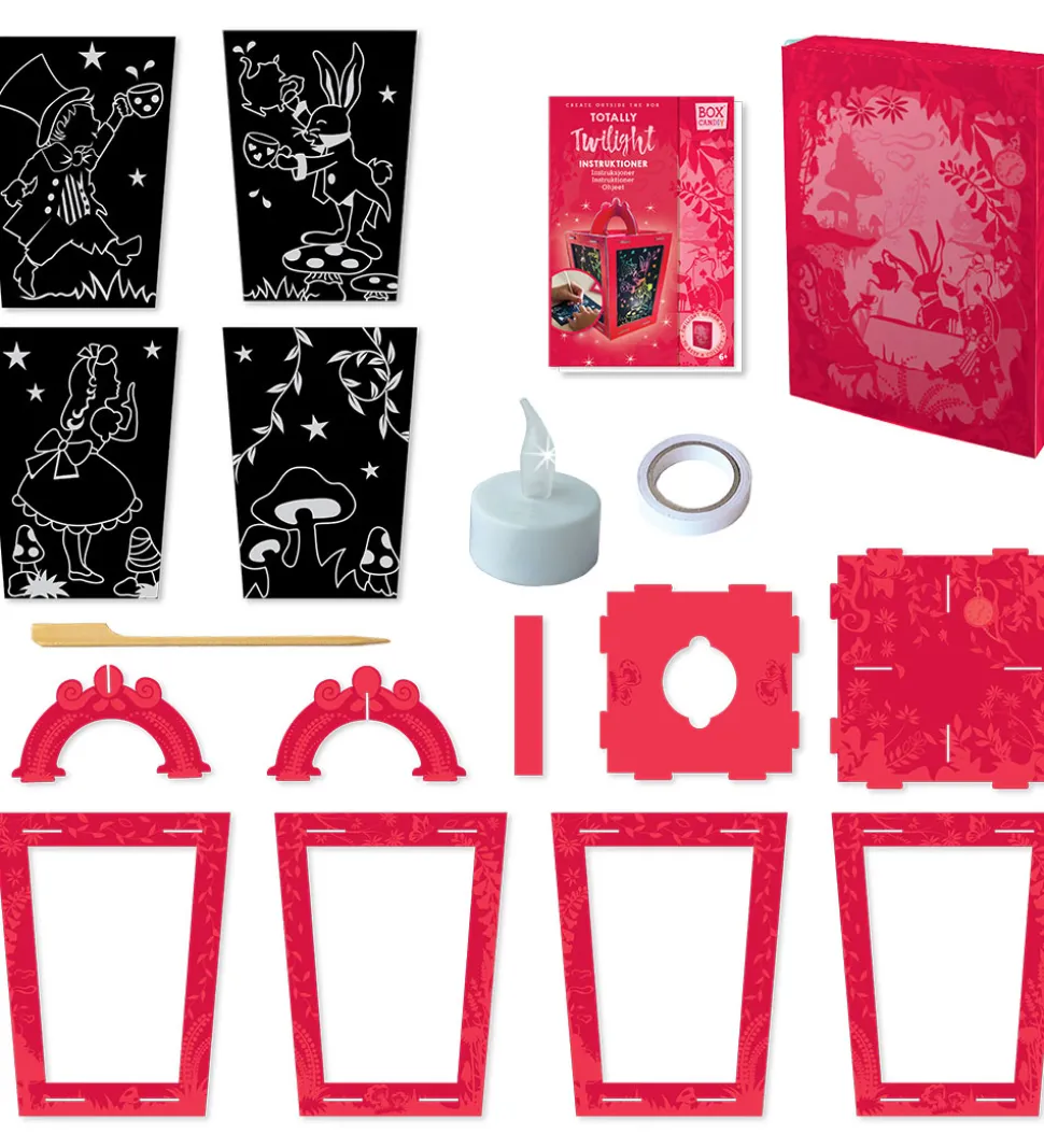 BOX CANDIY Kreasæt - Lanterne Skrabekunst-sæt - Totally Twilight