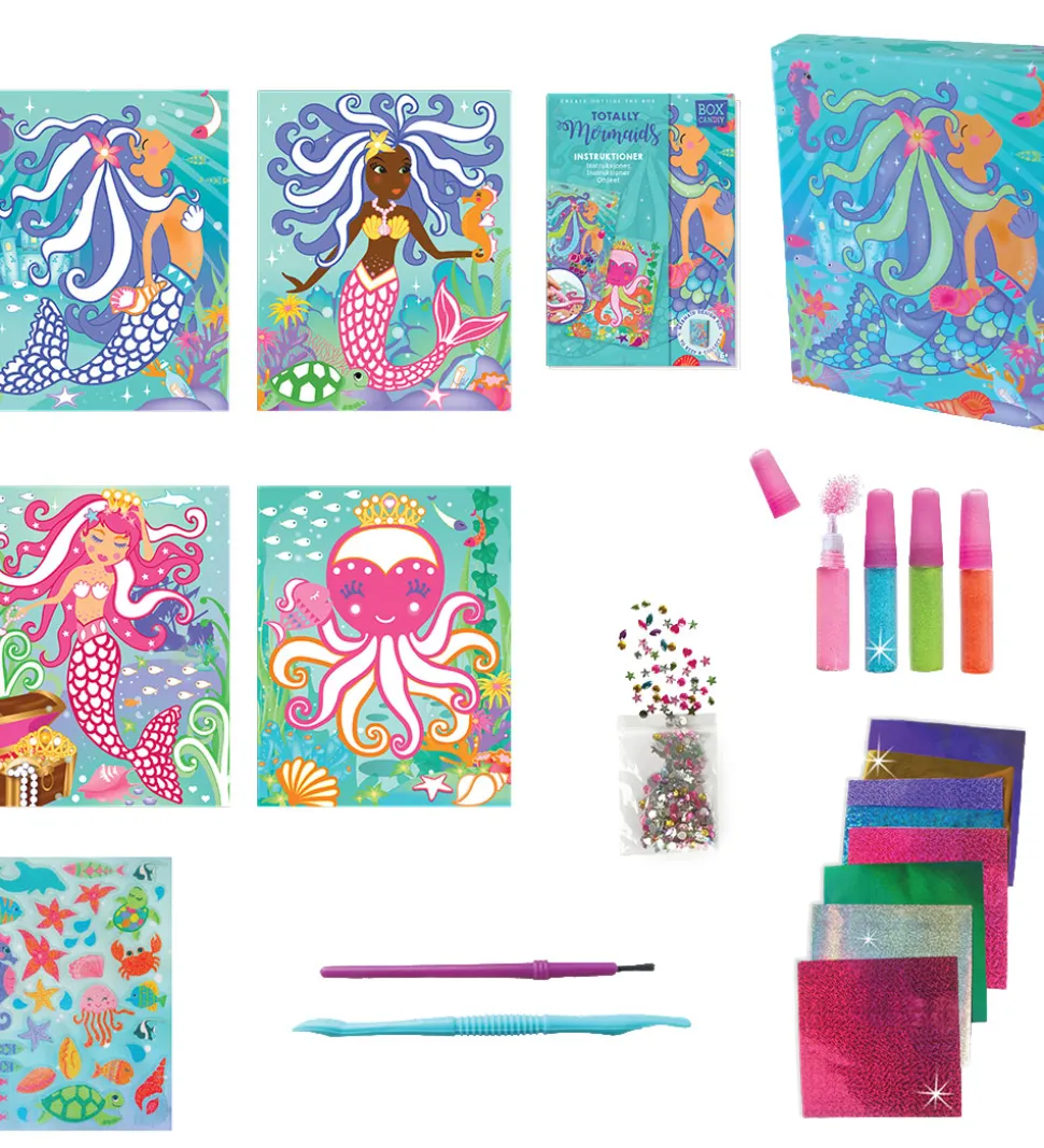 BOX CANDIY Kreasæt - Sand- og Foliekunstsæt - Totally Mermaids