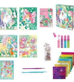BOX CANDIY Kreasæt - Sand- og Foliekunstsæt - Magical Unicorns