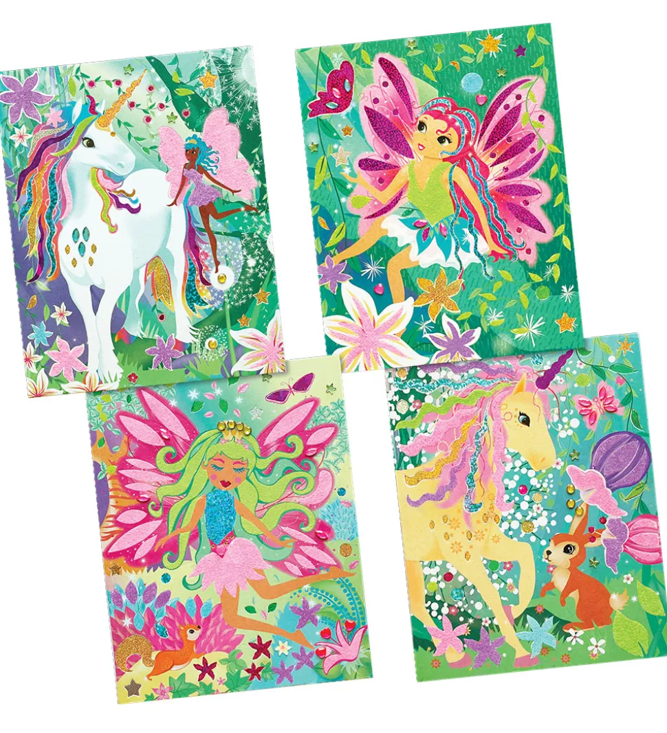 BOX CANDIY Kreasæt - Sand- og Foliekunstsæt - Magical Unicorns