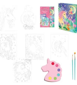 BOX CANDIY Kreasæt - Vandfarvekunstsæt - Totally Magical Unicorn